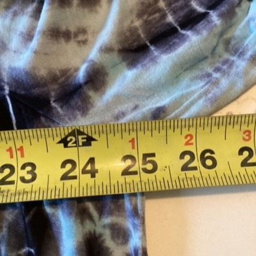 New Directions Tie Dye Tunic Sz 1X Crochet Bell Sleeves Hippy Boho - Picture 5 of 6